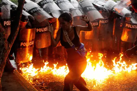 Protesto na cidade venezuelana de Puerto La Cruz
  29/7/2024    REUTERS/Samir Aponte