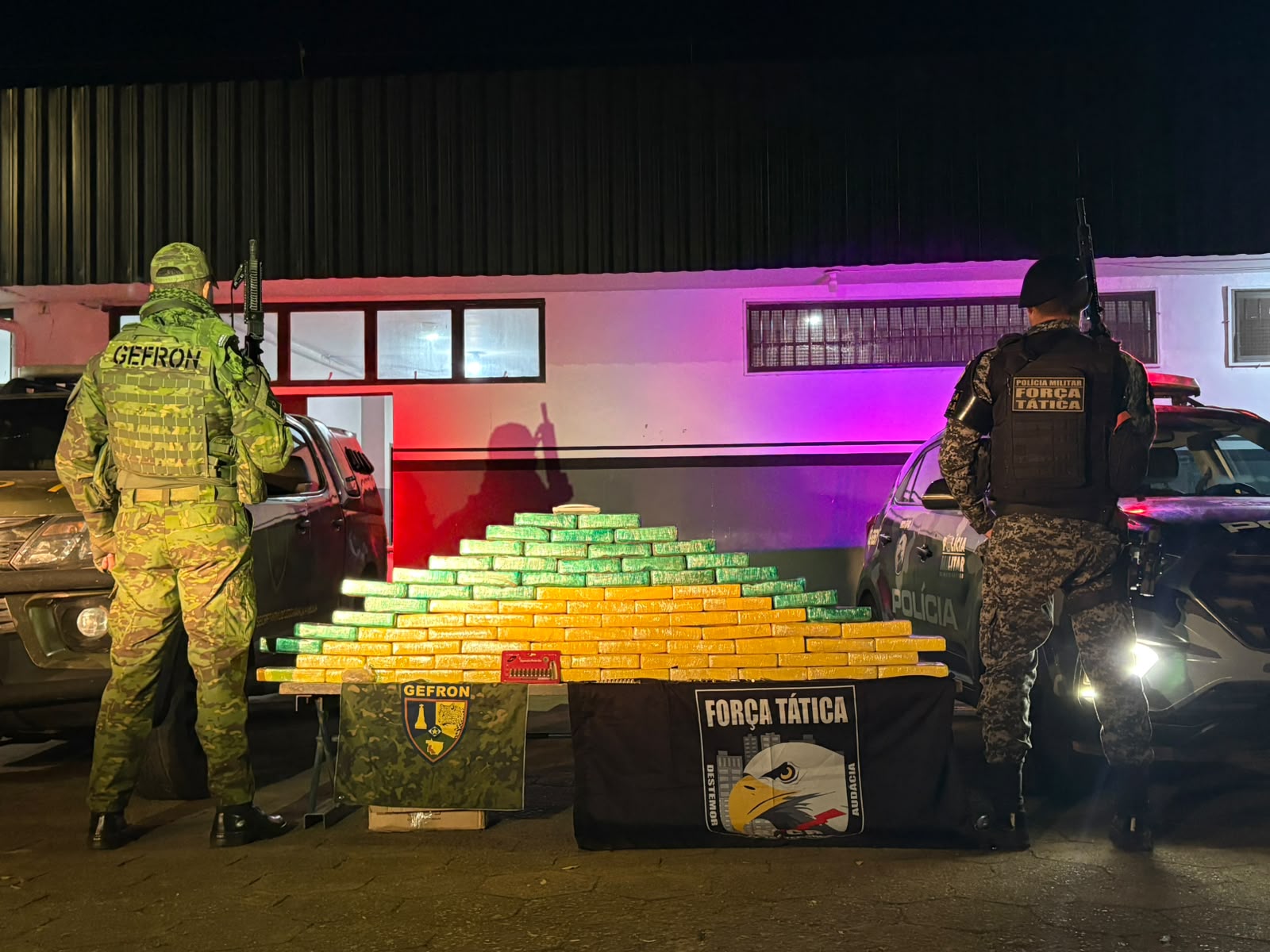 Gefron e Força Tática apreendem cocaína avaliada em R$ 1,9 milhão em Várzea Grande
